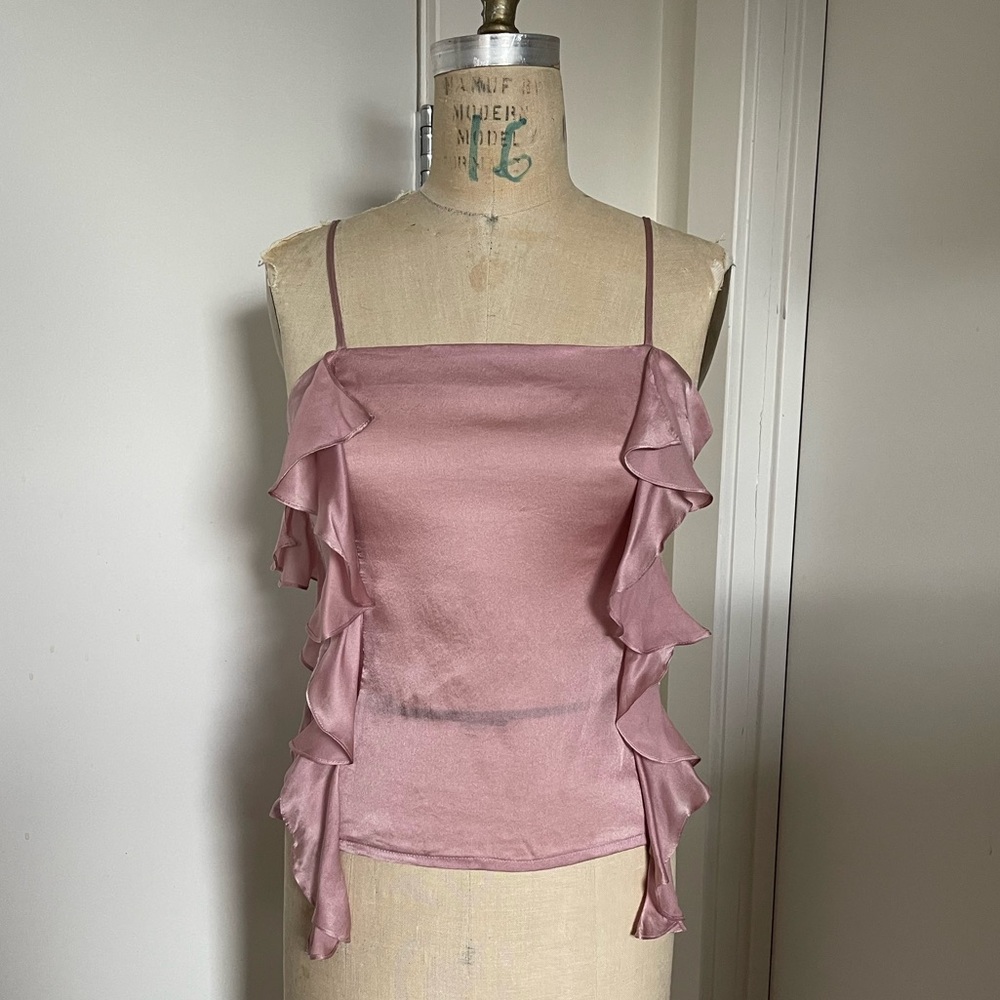 Y2K Jill Stuart Silk Flutter Camisole S